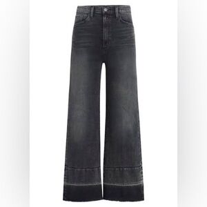Joe's Jeans the mia high rise wide leg faded black drop hem Jeans 31